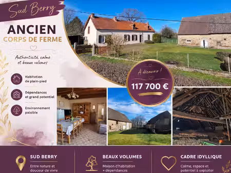 ancien corps de ferme dans petit hameau calme !