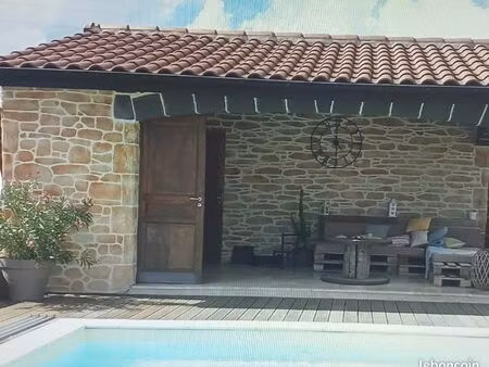 maison 4 chambres avec piscine à 10min d'issoire