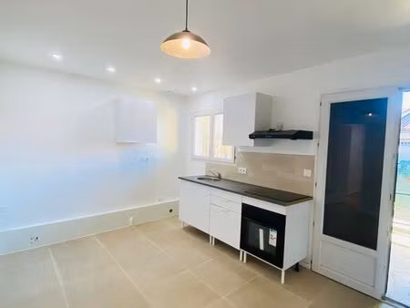 maison rénovée jardin