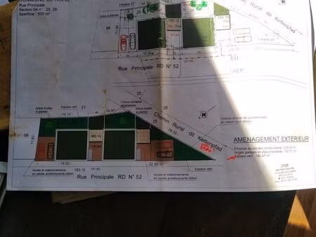 à vendre projet de construction sur terrain de 5a à saisir