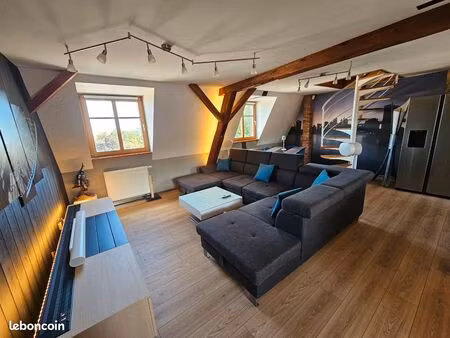 superbe t2 duplex turckheim centre  vue imprenable et parking