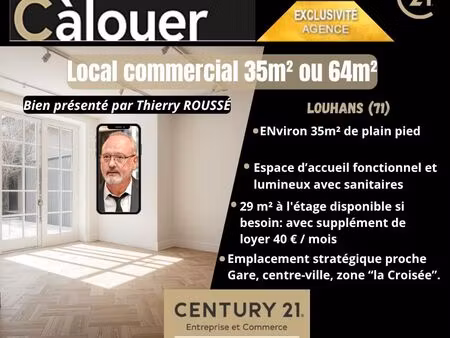 local commercial 35 m² louhans