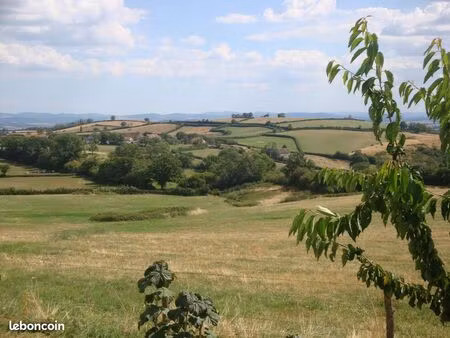 rare terrain constructible  plein sud  proche montceau (71)
