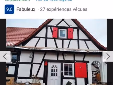 maison alsacienne entièrement renovee