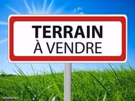 à vendre : terrain constructible