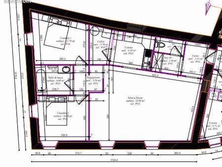 f3 80m2 saint- amant-tallende