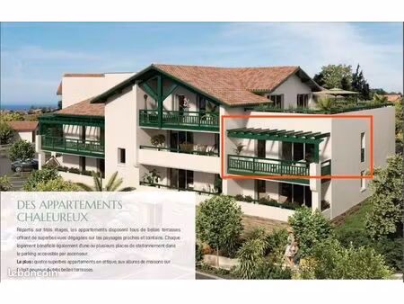 annonce image location t3 neuf - non meublé - très lumineux avec terrasse et vue mer