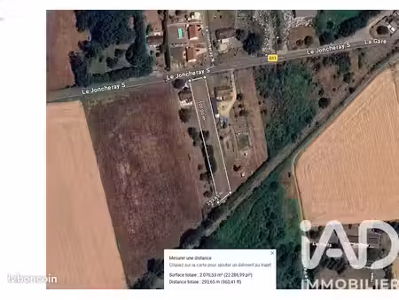 terrain 2235 m² la bruère-sur-loir