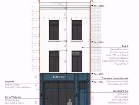 local commercial 53 m²