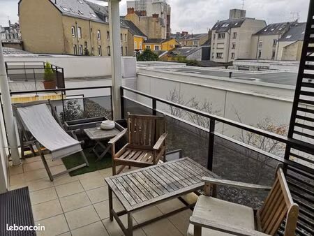 t3 centre-ville 65m2 avec place parking