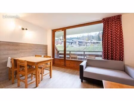appartement une chambre morillon 1100m