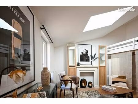 studio meublé et décoré refait à neuf à louer