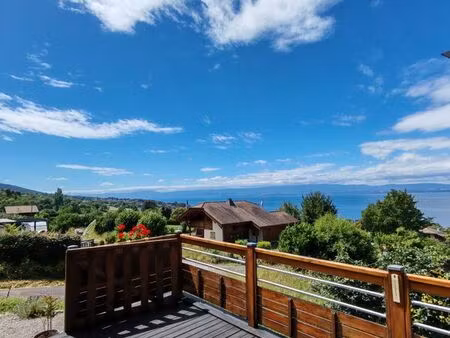 mobil-home louisiane 2023 – vue panoramique sur le lac léman – lugrin (74)