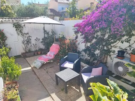 immobilier maison de ville avec jardin