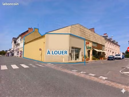 local commercial d'angle 350m² + grenier & appt - axe passant