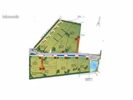 terrain 600 m² etretat