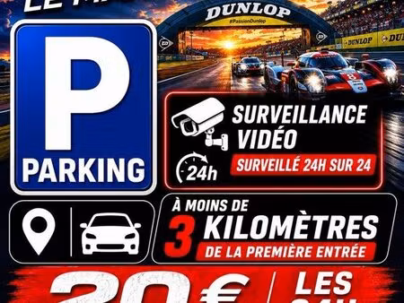 parking 24h du mans