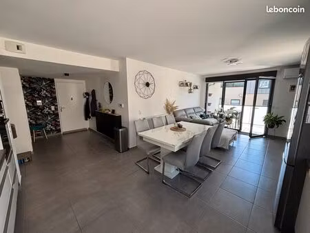 aix-les-bains saint simond - t3 récent 66m2 avec balcon  cave et grand garage de 22m2