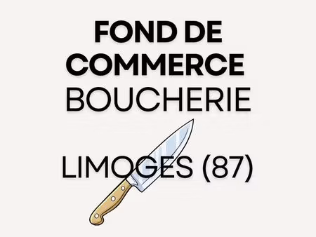 fond de commerce boucherie
