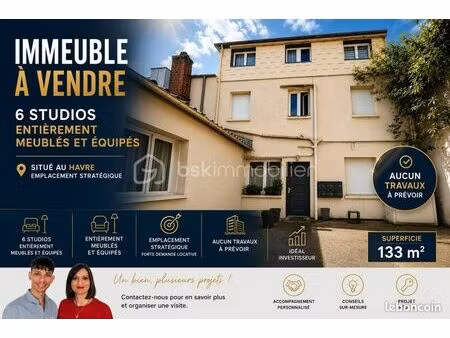 immeuble 6 pièces 132 m²
