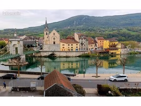 seyssel (01) – vue rhône  gare à pied & proche genève