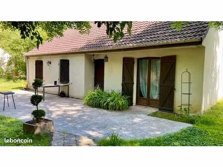 maison plain-pied rénovée 80m² - bois-le-roi - terrain 851m²
