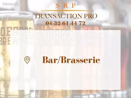 fonds de commerce brasserie 80 m²
