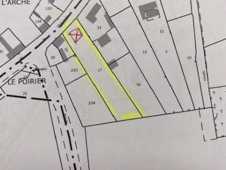 terrain 1564 m² guerbigny