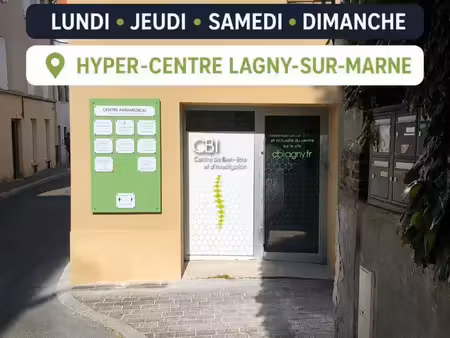 cabinet de consultation au sein d’un centre paramédical dynamique – hyper-centre lagny