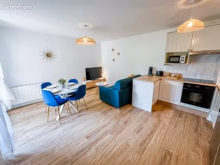 montévrain – val d’europe | 2 pièces meublé rénové + terrasse + parking + cave