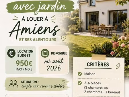 recherche maison amiens