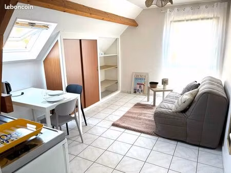 location studio meublé « riviera » - 20m2 - idéalement situé chu/iut amiens