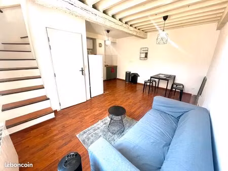 duplex meublé avec caractère | hypercentre draguignan
