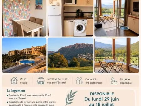 appartement cap esterel
