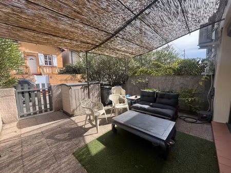 maison de type f3 + terrasse et jardin