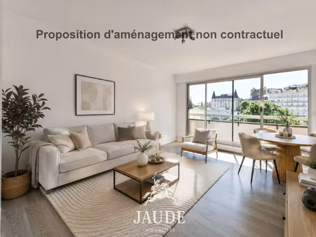 appartement t2 de 45 m2 avec grand balcon  cave et garage