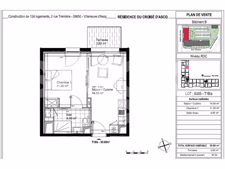 appartement type 1