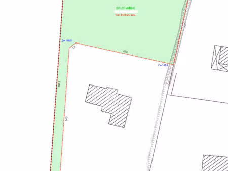 terrain viabilisé à vendre à carcassonne - 2310 m²
