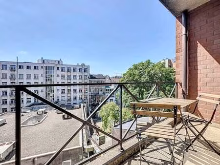 eu district : meublé 1 chambre + bureau avec terrasse sud