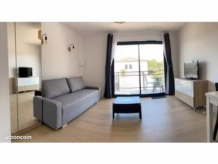 studio 22m2 récent dans résidence sécurisée