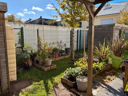 t3 meublé lumineux avec terrasse  jardin et stationnement – carquefou