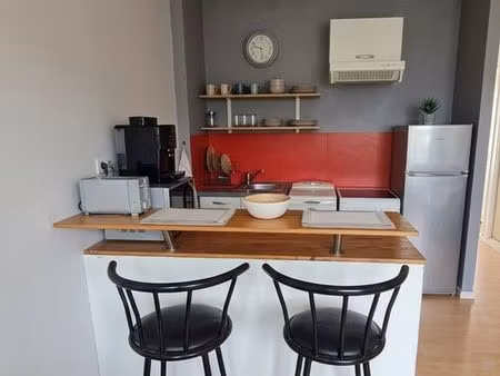 appartement t2 meublé de 50 m² avec jardin – centre-ville figeac