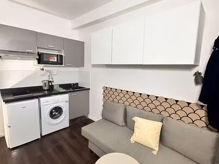 studio meublé de 13.40 m² en rdc