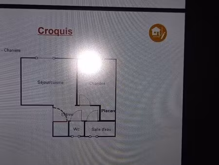 a louer studio meublé et équipé