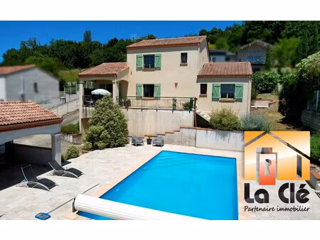 vente villa 4 ch. bureau  piscine - 5 minutes d'agen