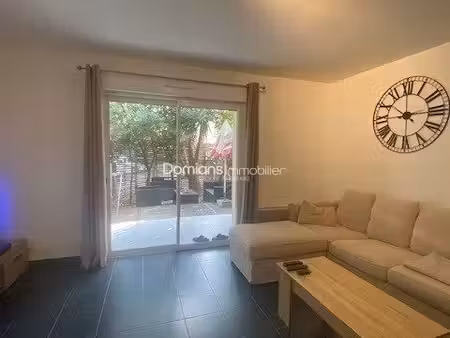 a vendre - peyrestortes - appartement t2 en rez de jardin