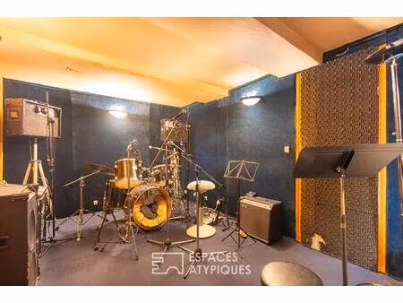 studio d'enregistrement et appartement à repenser