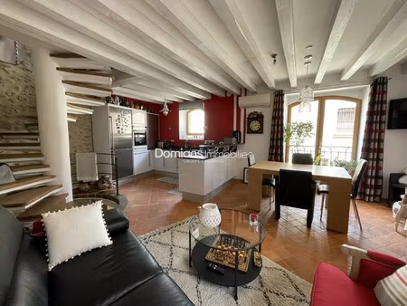a vendre - ille sur tet - maison en pierre avec terrasse