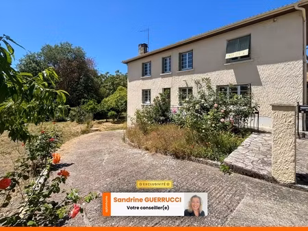 maison en pierre avec puits 134 m² – 6 pièces – cassaigne (gers)