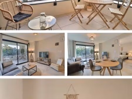 t2 meublé 42 m² – terrasse  piscine et parking – ventabren / aix